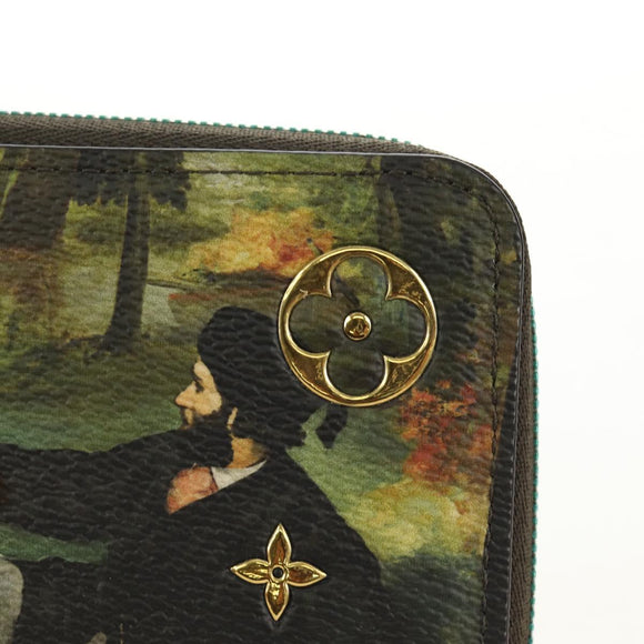 LOUIS VUITTON Masters Collection MONET Zippy Wallet M64602 LV Auth 190234SM