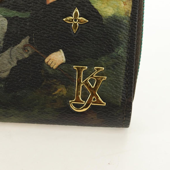 LOUIS VUITTON Masters Collection MONET Zippy Wallet M64602 LV Auth 190234SM