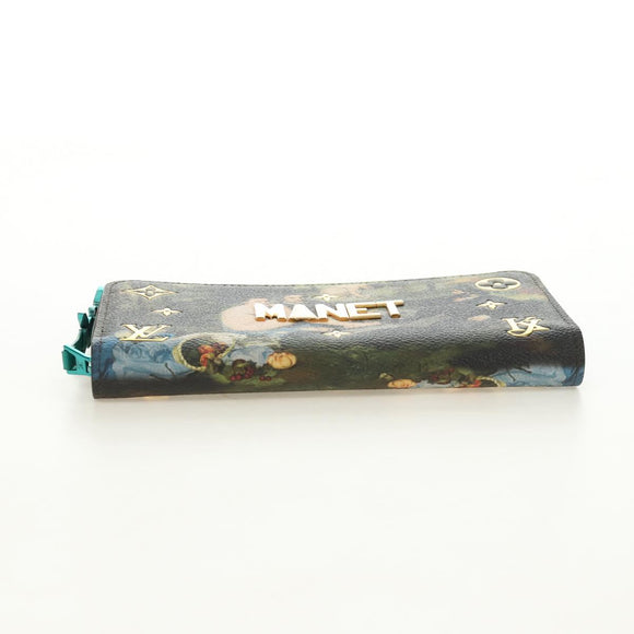 LOUIS VUITTON Masters Collection MONET Zippy Wallet M64602 LV Auth 190234SM
