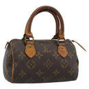 LOUIS VUITTON Monogram Mini Speedy Hand Bag M41534 LV Auth 190236-1
