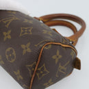 LOUIS VUITTON Monogram Mini Speedy Hand Bag M41534 LV Auth 190236-15