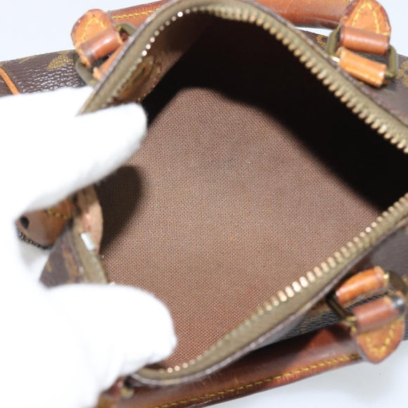 LOUIS VUITTON Monogram Mini Speedy Hand Bag M41534 LV Auth 190236