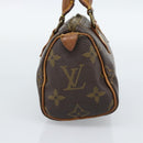 LOUIS VUITTON Monogram Mini Speedy Hand Bag M41534 LV Auth 190236-3