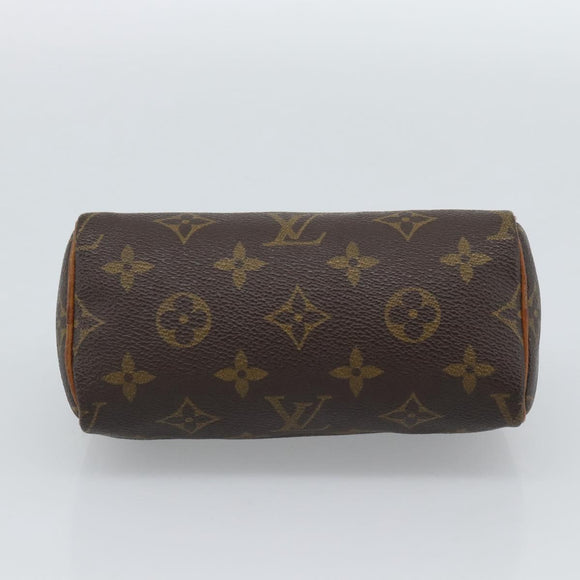 LOUIS VUITTON Monogram Mini Speedy Hand Bag M41534 LV Auth 190236