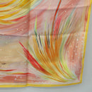 HERMES Carre 90 Scarf ”FEUX DU CIEL"" Silk Pink Auth 190239M-10