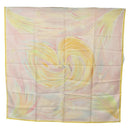 HERMES Carre 90 Scarf ”FEUX DU CIEL"" Silk Pink Auth 190239M-15