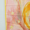 HERMES Carre 90 Scarf ”FEUX DU CIEL"" Silk Pink Auth 190239M-5