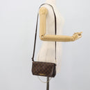 LOUIS VUITTON Damier Ebene Favorit PM Shoulder Bag 2way N41276 LV Auth 190240-24
