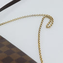 LOUIS VUITTON Damier Ebene Favorit PM Shoulder Bag 2way N41276 LV Auth 190240-14