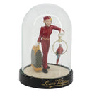 LOUIS VUITTON Pageboy Snow Globe Glass Red LV Auth 190246-1