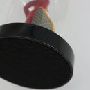 LOUIS VUITTON Pageboy Snow Globe Glass Red LV Auth 190246-14