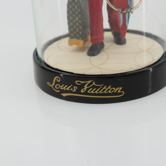 LOUIS VUITTON Pageboy Snow Globe Glass Red LV Auth 190246