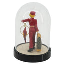 LOUIS VUITTON Pageboy Snow Globe Glass Red LV Auth 190246-2