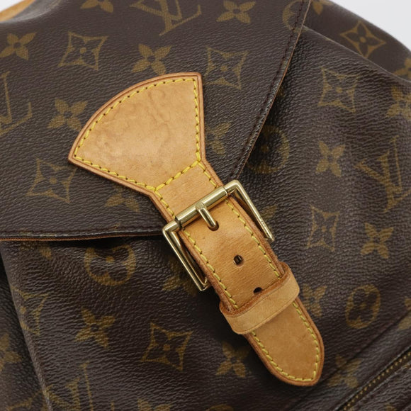 LOUIS VUITTON Monogram Montsouris GM Backpack M51135 LV Auth 190248