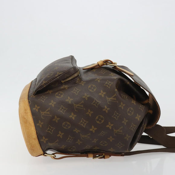 LOUIS VUITTON Monogram Montsouris GM Backpack M51135 LV Auth 190248