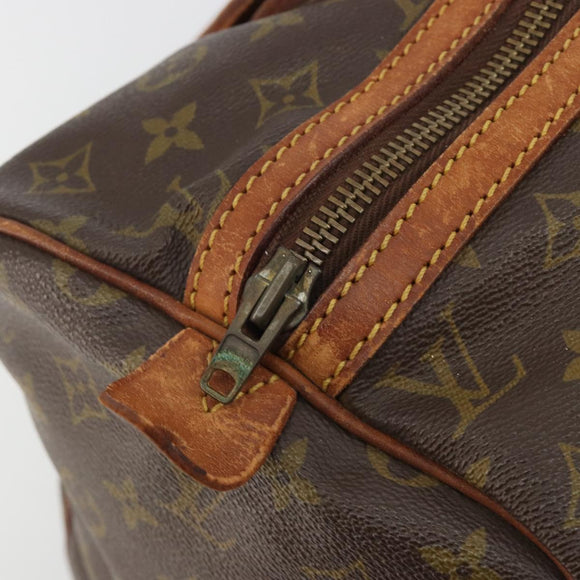 LOUIS VUITTON Monogram Sac Souple 35 Boston Bag M41626 LV Auth 190250