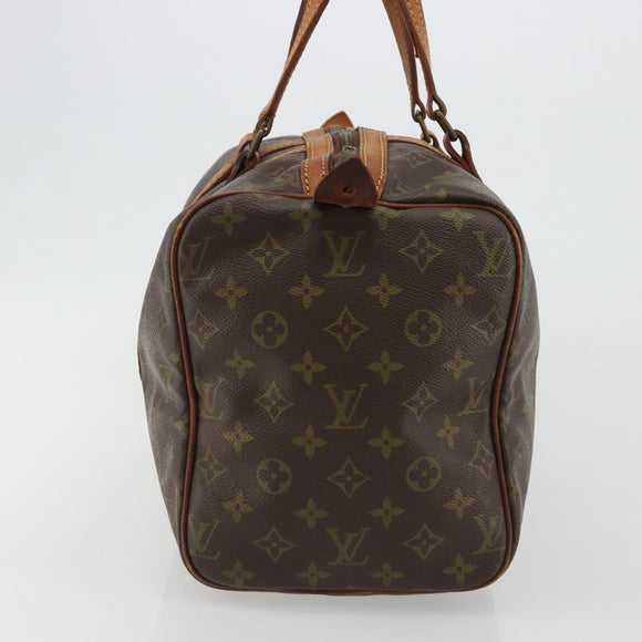 LOUIS VUITTON Monogram Sac Souple 35 Boston Bag M41626 LV Auth 190250