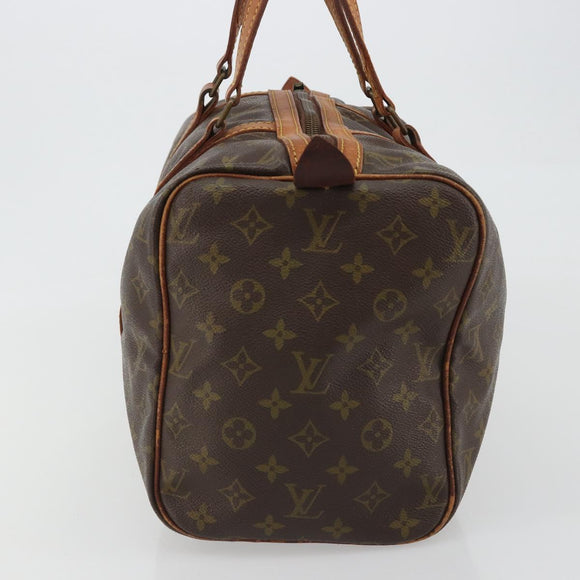 LOUIS VUITTON Monogram Sac Souple 35 Boston Bag M41626 LV Auth 190250