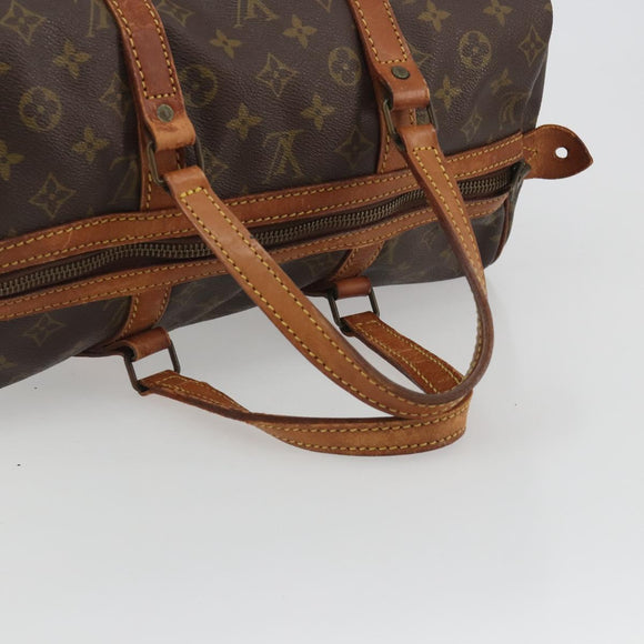 LOUIS VUITTON Monogram Sac Souple 35 Boston Bag M41626 LV Auth 190250