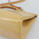 LOUIS VUITTON Vernis Roxbury Drive Bag 2way Rose flow lantern M91391 Auth 190251-14