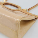 LOUIS VUITTON Vernis Roxbury Drive Bag 2way Rose flow lantern M91391 Auth 190251-16