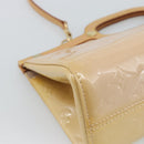 LOUIS VUITTON Vernis Roxbury Drive Bag 2way Rose flow lantern M91391 Auth 190251-17