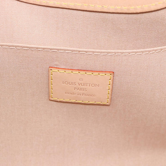 LOUIS VUITTON Vernis Roxbury Drive Bag 2way Rose flow lantern M91391 Auth 190251