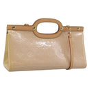LOUIS VUITTON Vernis Roxbury Drive Bag 2way Rose flow lantern M91391 Auth 190251-1