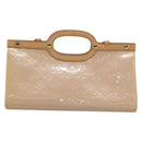 LOUIS VUITTON Vernis Roxbury Drive Bag 2way Rose flow lantern M91391 Auth 190251-13