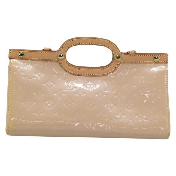 LOUIS VUITTON Vernis Roxbury Drive Bag 2way Rose flow lantern M91391 Auth 190251
