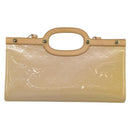 LOUIS VUITTON Vernis Roxbury Drive Bag 2way Rose flow lantern M91391 Auth 190251-2