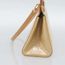 LOUIS VUITTON Vernis Roxbury Drive Bag 2way Rose flow lantern M91391 Auth 190251-4