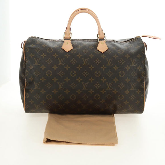 LOUIS VUITTON Monogram Speedy 40 Hand Bag M41522 LV Auth 190252V