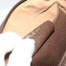 GUCCI GG Supreme Web Sherry Line Bag PVC Beige Gold 904 02 047 Auth 190257-12