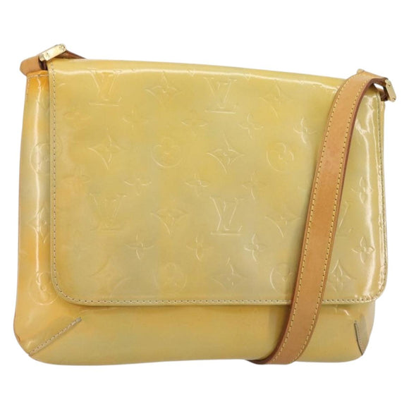 LOUIS VUITTON Monogram Vernis Thompson Street Bag Gris M91008 LV Auth 190258