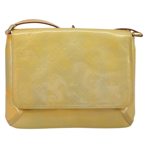 LOUIS VUITTON Monogram Vernis Thompson Street Bag Gris M91008 LV Auth 190258