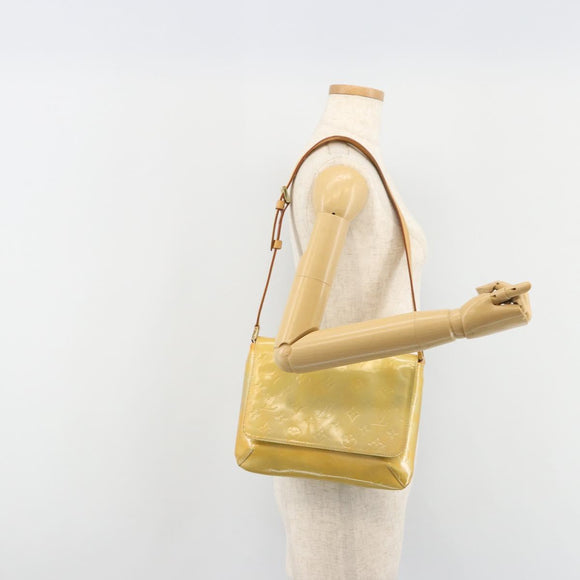 LOUIS VUITTON Monogram Vernis Thompson Street Bag Gris M91008 LV Auth 190258