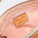 Christian Dior Trotter Canvas Romantic Shoulder Bag PVC Ivory Silver Auth 190263A-16