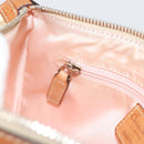 Christian Dior Trotter Canvas Romantic Shoulder Bag PVC Ivory Silver Auth 190263A-20