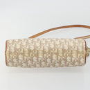 Christian Dior Trotter Canvas Romantic Shoulder Bag PVC Ivory Silver Auth 190263A-9