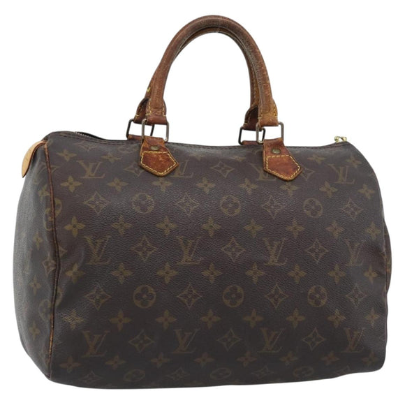 LOUIS VUITTON Monogram Speedy 30 Hand Bag M41526 LV Auth 190274