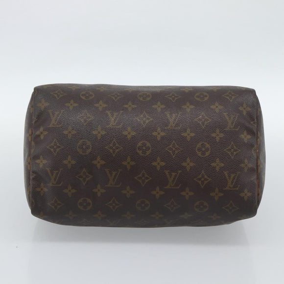 LOUIS VUITTON Monogram Speedy 30 Hand Bag M41526 LV Auth 190274
