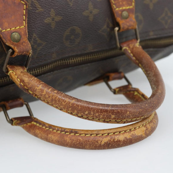 LOUIS VUITTON Monogram Speedy 30 Hand Bag M41526 LV Auth 190274