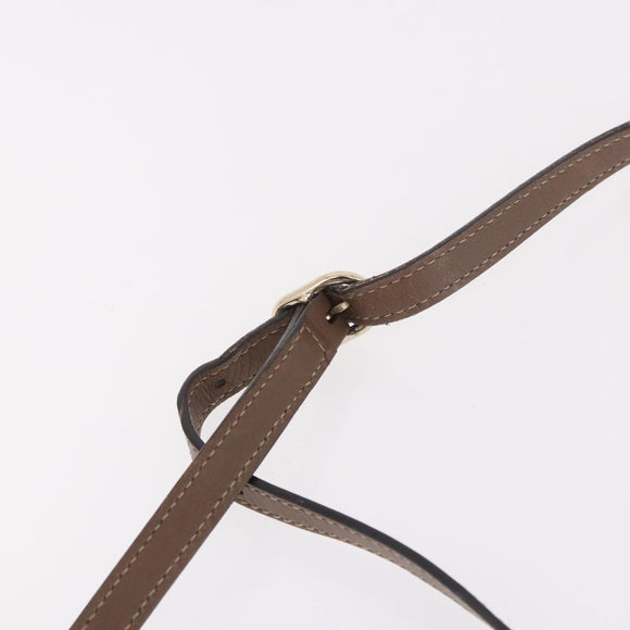 GUCCI GG Supreme Handtas PVC 2-weg Beige Goud 309617 Auth 190275