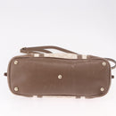 GUCCI GG Supreme Handtas PVC 2-weg Beige Goud 309617 Auth 190275-5