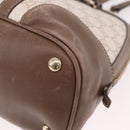 GUCCI GG Supreme Handtas PVC 2-weg Beige Goud 309617 Auth 190275-17