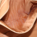CELINE Macadam Canvas Aktetas PVC Leer Bruin Goud Auth 190276-11