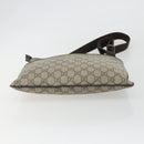 GUCCI GG Supreme Shoulder Bag PVC Beige Silver 141626 Auth 190277A-5
