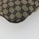 GUCCI GG Canvas Shoulder Bag Navy Gold 019 0422 Auth 190278A-16