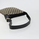 GUCCI GG Canvas Shoulder Bag Navy Gold 019 0422 Auth 190278A-7